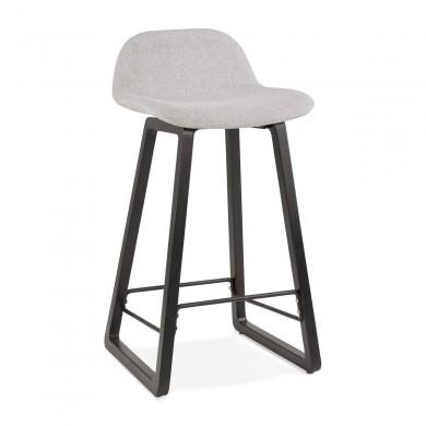 Tabouret De Bar Trapu Mini Gris clair Noir  BS02730LGBL