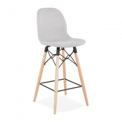 Tabouret De Bar Scandinave Cana Mini Gris clair  BS02690LG