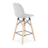 Tabouret De Bar Scandinave Cana Mini Gris clair  BS02690LG