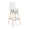 Tabouret De Bar Scandinave Detroit Blanc  BS02480WH