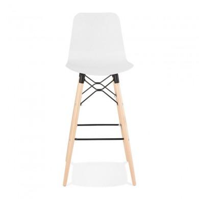 Tabouret De Bar Scandinave Detroit Blanc  BS02480WH