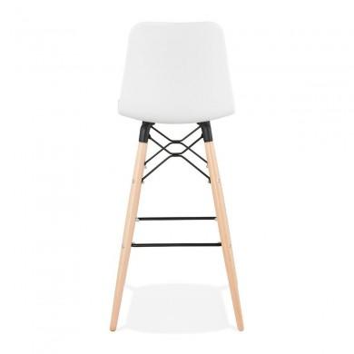 Tabouret De Bar Scandinave Detroit Blanc  BS02480WH