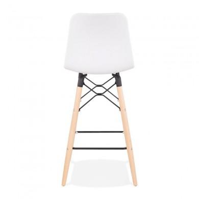 Tabouret De Bar Scandinave Detroit Mini Blanc  BS02430WH