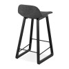 Tabouret De Bar Trapu Mini Gris foncé Noir  BS02370DGBL