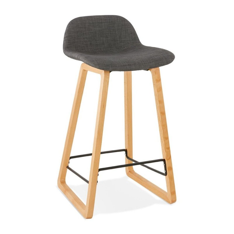 Tabouret De Bar Trapu Mini Gris foncé Naturel  BS02360DGNA