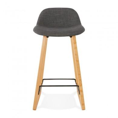 Tabouret De Bar Trapu Mini Gris foncé Naturel  BS02360DGNA