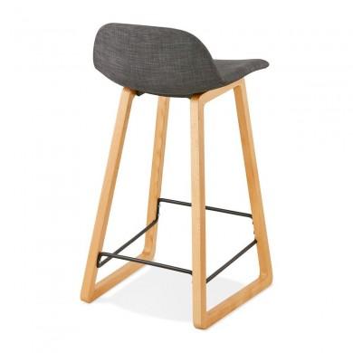 Tabouret De Bar Trapu Mini Gris foncé Naturel  BS02360DGNA