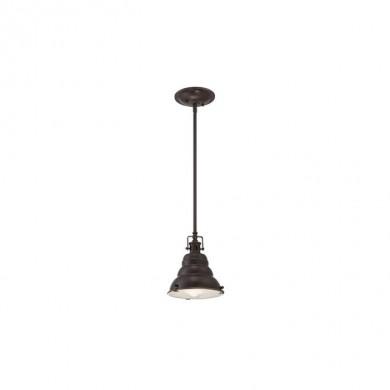 Suspension Eastvale L 20,3cm 1x60W Noir QUOIZEL qzeastvaleps