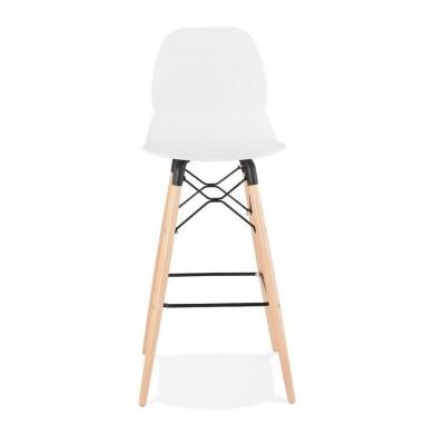 Tabouret De Bar Scandinave Marcel Blanc  BS02330WH