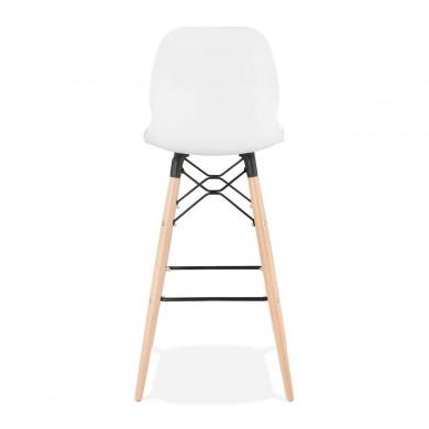 Tabouret De Bar Scandinave Marcel Blanc  BS02330WH