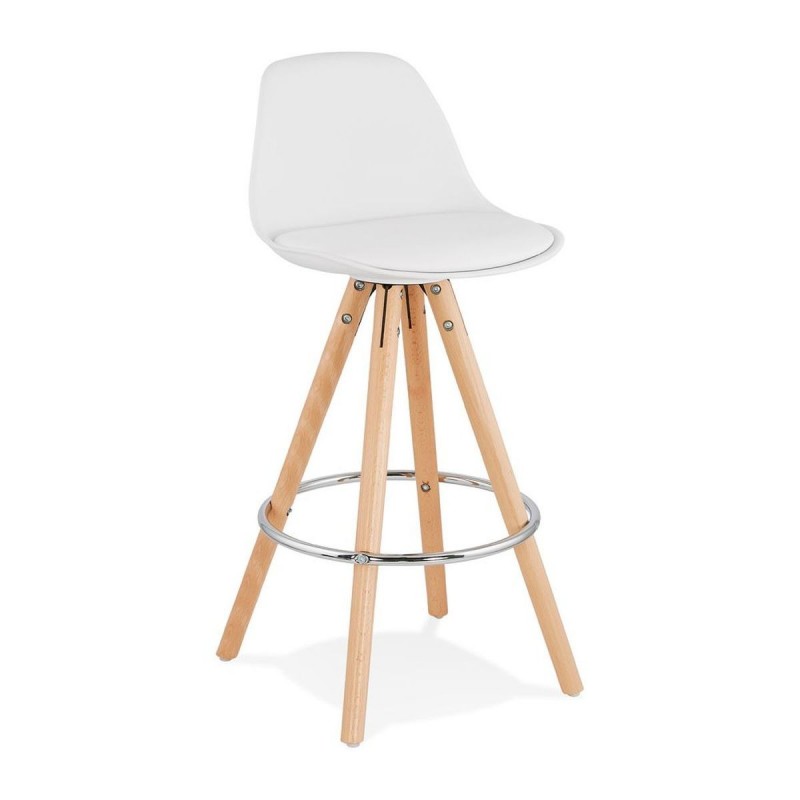 Tabouret De Bar Scandinave Anau Mini Blanc  BS02280WH