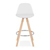 Tabouret De Bar Scandinave Anau Mini Blanc  BS02280WH