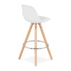 Tabouret De Bar Scandinave Anau Mini Blanc  BS02280WH