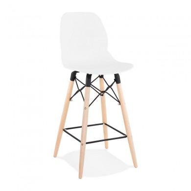 Tabouret De Bar Scandinave Marcel Mini Blanc  BS02250WH