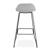 Tabouret De Bar Slade Gris Noir  BS02180GRBL