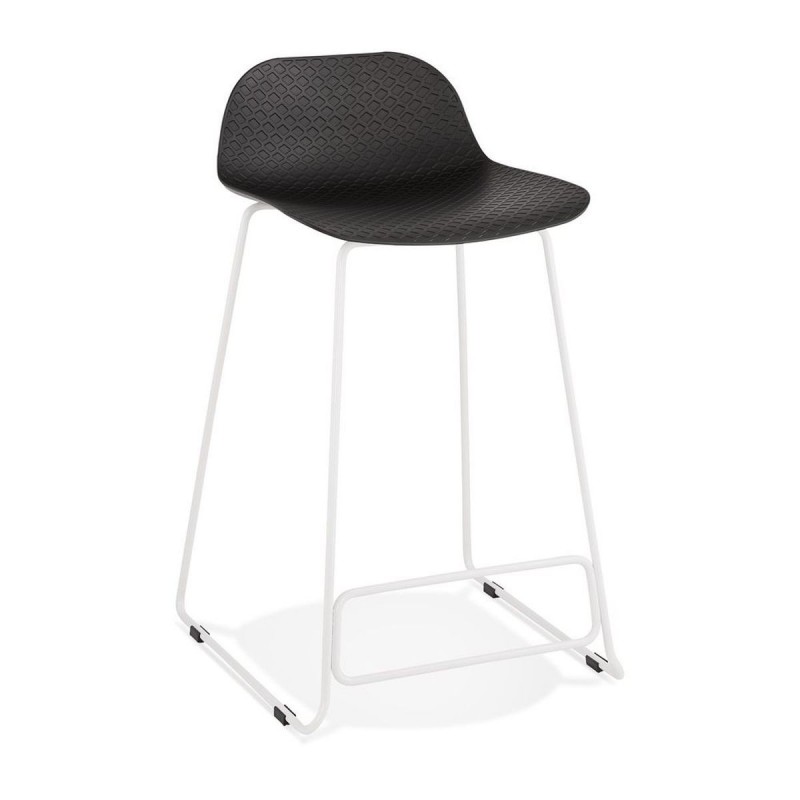 Tabouret De Bar Slade Mini Noir Blanc  BS02020BLWH