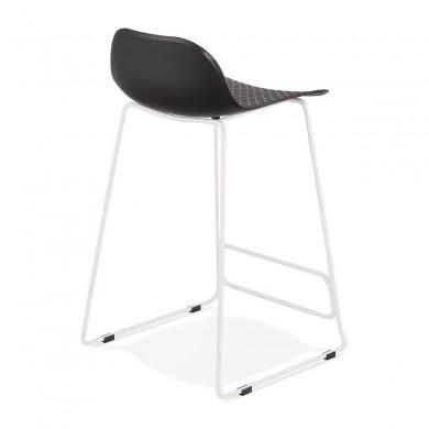 Tabouret De Bar Slade Mini Noir Blanc  BS02020BLWH