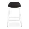 Tabouret De Bar Slade Mini Noir Blanc  BS02020BLWH