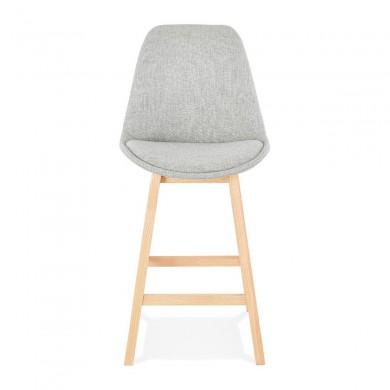 Tabouret De Bar Qoopâ Mini Gris Naturel  BS01960GRNA