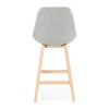 Tabouret De Bar Qoopâ Mini Gris Naturel  BS01960GRNA