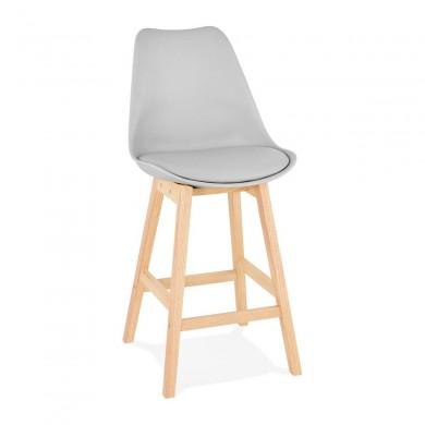 Tabouret De Bar April Mini Gris Naturel  BS01940GRNA