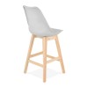 Tabouret De Bar April Mini Gris Naturel  BS01940GRNA