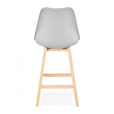 Tabouret De Bar April Mini Gris Naturel  BS01940GRNA