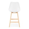 Tabouret De Bar Scandinave April Mini Blanc Naturel  BS01920WHNA