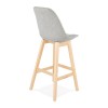 Tabouret De Bar Qoop Gris Naturel  BS01910GRNA