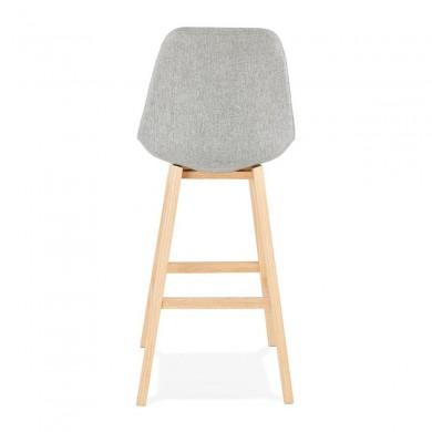 Tabouret De Bar Qoop Gris Naturel  BS01910GRNA