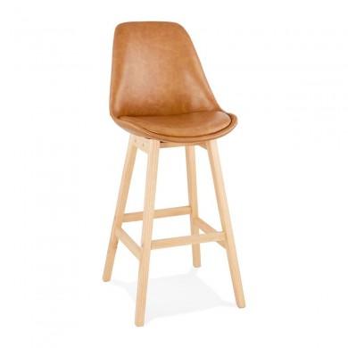 Tabouret De Bar Janie Marron Naturel  BS01900BRNA