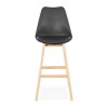 Tabouret De Bar April Noir Naturel  BS01880BLNA