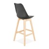 Tabouret De Bar April Noir Naturel  BS01880BLNA