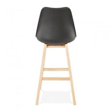 Tabouret De Bar April Noir Naturel  BS01880BLNA