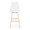 Tabouret De Bar Scandinave April Blanc Naturel  BS01870WHNA