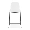 Tabouret De Bar Ziggy Mini Blanc Noir  BS01730WHBL