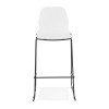 Tabouret De Bar Ziggy Blanc Noir  BS01720WHBL