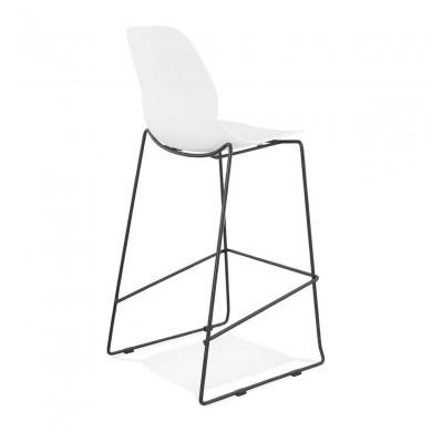 Tabouret De Bar Ziggy Blanc Noir  BS01720WHBL