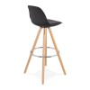 Tabouret De Bar Anau Noir  BS01470BL