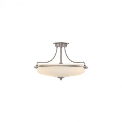 Plafonnier Griffin 4x100W Nickel Antique ELSTEAD LIGHTING QZ GRIFFIN SFM AN