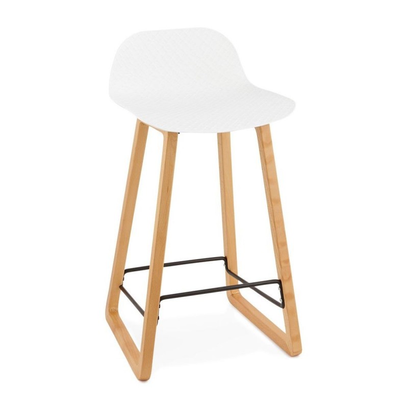 Tabouret De Bar Scandinave Astoria Blanc  BS01380WH