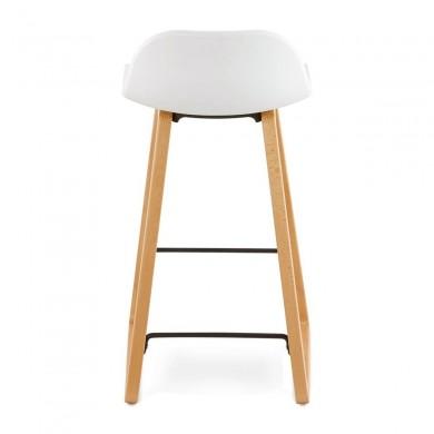 Tabouret De Bar Scandinave Astoria Blanc  BS01380WH