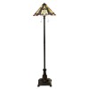 Lampadaire Tiffany Inglenook 2x60W Bronze noir QUOIZEL qzinglenookfl