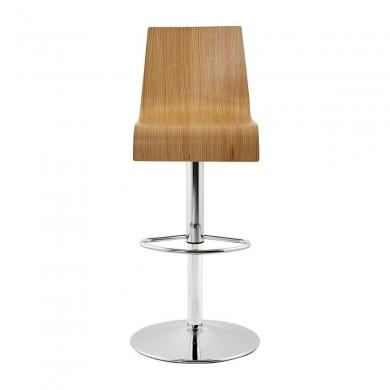 Tabouret de Bar Industriel Réglable Madeira Naturel  BS00920NA