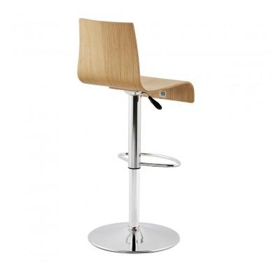 Tabouret de Bar Industriel Réglable Madeira Naturel  BS00920NA