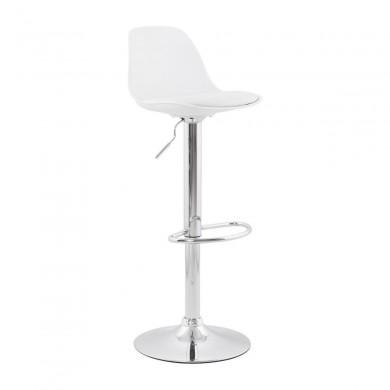 Tabouret de Bar Réglable Suki Blanc  BS00850WHWH