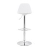 Tabouret de Bar Réglable Suki Blanc  BS00850WHWH