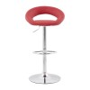 Tabouret de Bar Réglable Atlantis Rouge  BS00830RE