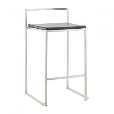 Tabouret De Bar Meto Noir L44  BS00780BL