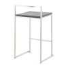 Tabouret De Bar Meto Noir L44  BS00780BL